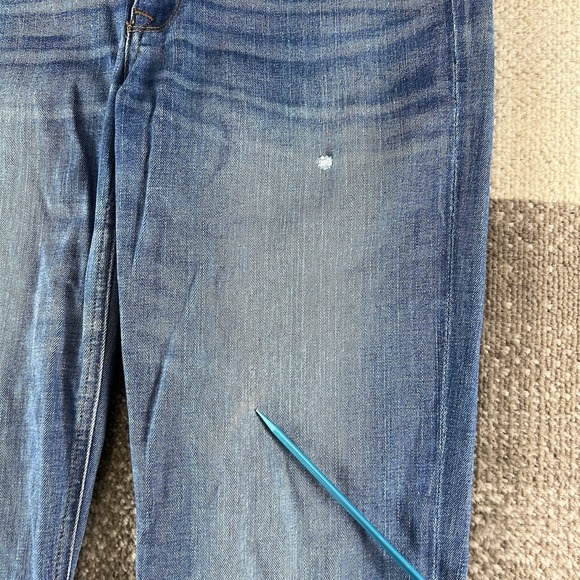 J Crew Full‎ Length Demi Boot Crop Jeans Women's Size 29 Boho Western Cowgirl - Picture 5 of 8